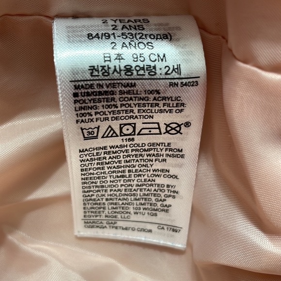 Baby GAP Toddler ColdControl Puffer with Faux Fur - Picture 9 of 9